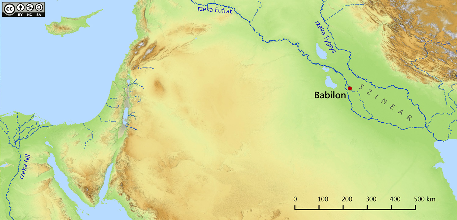 mapa Babilon